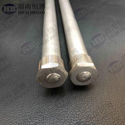 China Electric Water Heater Anode Parts For Sacrificial Anode Anti Corrosion With Steel Plug Magnesium material for sale