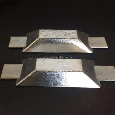 China ASTM Standard Sacrificial AZ HP Anodes for Corrosion Protection for sale