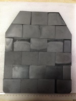 China Boron Carbide Ballistic Tiles / Silicon carbide NIJ III Bulletproof Ballistic Armour Plates for sale