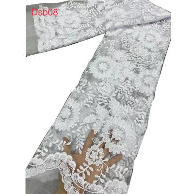 中国 Viable African Lace Fabric 2022 Embroidered Sequined Nigerian French Lace Fabric Bridal Tulle Lace Fabric For Wedding High Quality 販売のため