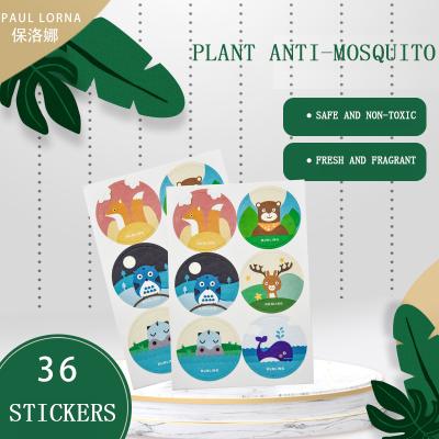 China Disposable Mosquito Repellent Patch Simply Apply Child-friendly Anti Mosquito Adult Clothes Sticker Repellent Patches Natural Mosquito for sale