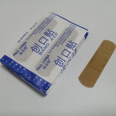 China Protect Wound From Infection Different Shape Custom Color Printed First Aid Bamboo Adhesive Bandage Netting Jumbo Rolls Aid Bandage Raw Tape Dyed Tape for sale