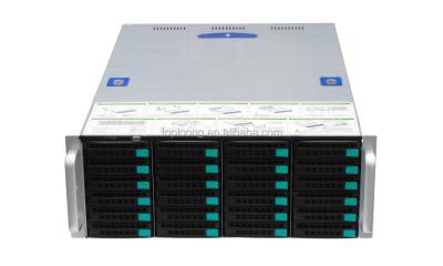 China With Fan 24 Bays 4U R465-24 SS Rack To Mount Hot Exchange Storage Server Case for sale