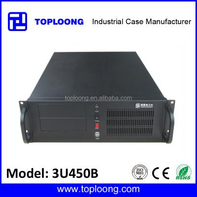 China With Fan TOP3U450B 3U 19inch ATX Server Chassis Rackmount PC Case for sale