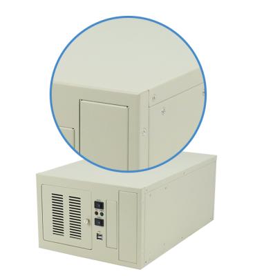 China With Fan TOP2406 6 Slot Industrial Wall Mount Server Case 6 Full-Size ISA/PCI/PCIE Slots for sale