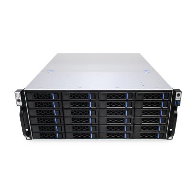 China With Fan 4u 24 Bays 5 Cards GPU Server Case High Performance Server Chassis With 6gb/s Mini SAS Motherboard for sale