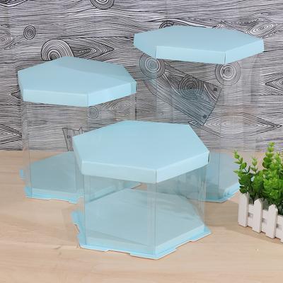 China Custom Printing Unique Cake Boxes Repurposed Luxury Transparent Logo Wedding Cake Boxes New Design High Quality Materials for sale