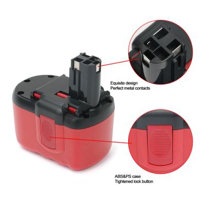 China 3000mAh 24V Power Tool Battery Rechargerable Bosch 11524 12524 12524-03 for sale