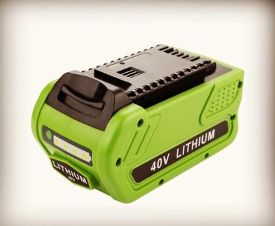 China Wiederaufladbare Lithium Greenworks Gmax Batterie 40 Volt 29472 29462 zu verkaufen