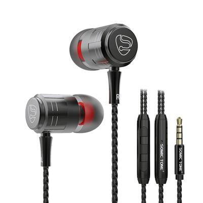 China Headphones High Fidelity Stereo Powerful Boom Earphone In-Ear Headphones Crystal Clear Audio 3.5mm Plug For iPhone for sale