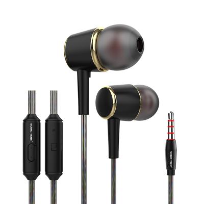 China High Bass Sound Somic Tone D7 Stereo Bass Earphones Noise Isolation In-Ear Headset Wired Earbuds Headphones With Microphone for sale