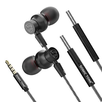 China Perfect Sound High Quality Stereo Headphones Earphone Earbud In-Ear Wired Headphones With Microphone For Microphone for sale