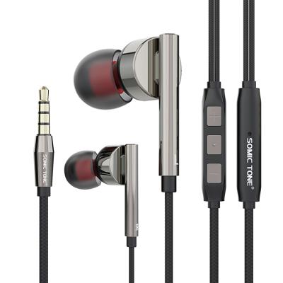 China High Quality Sound High Fidelity Sound Cable Headphones Good Bass Stereo Earphones With Microphone Headset Headphones for sale