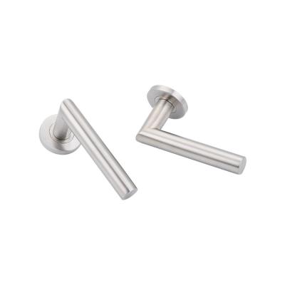 China Supplied With Bolt-Through Modern Design Internal Simple Door Handles Of China Manufacturer Favorable Fixings Prices for sale