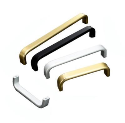 China Modern High Quality Aluminum Cabinet Door Handle Gold Cupboard Wardrobe Drawer Handles for sale