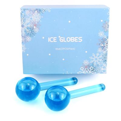 China Face Lift Summer Skin Care Cooling Frozen Cryo Mini Sticks Face Massage Hot Sale Ball Magic Ice Globe For Sunburn for sale