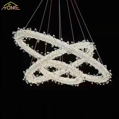 China Modern Decorative Hanging Luxury Interesting Modern Lighting Crystals Chandeliers And Pendant Lights for sale