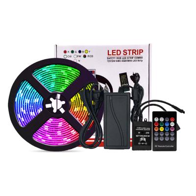 China Residential Waterproof Smart Strip Light 30 Lights Colorful 5050 RGB Voice Control Music Led Strip Light Set for sale