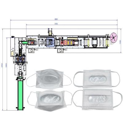 中国 full automatic Lip language mask machine automatic face mask mask machine 販売のため