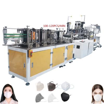 China Geautomatiseerd het Gezichtsmasker die van 120pcs/Min KN95 Machine maken Te koop