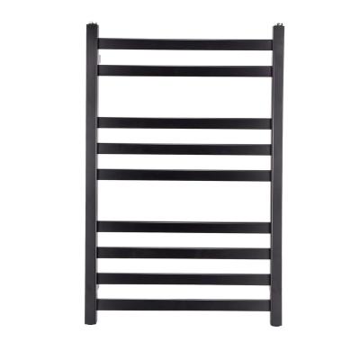 China Free Standing Heater Wall Mounted Towel Warmer Dryer Rack Hanger Black Towel Rack for sale