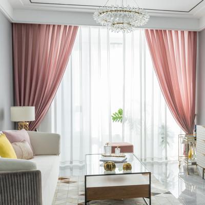 China Design Insulated Professional Home Dust Prevent Sheer Polyester Voile Curtain And Drapery Set for sale