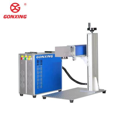 China JPT Optional AC 110V/220V 50/60HZ 5A 20w 30w 50w Raycus Portable Laser Engraving Machine for Gold Silver Key Credit Card Best Choice for sale