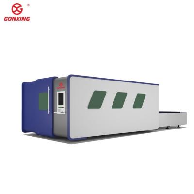 China Water-cooled WSX Laser Head 2000W Full Enclosed 6025 Fiber Laser Cutting Machine for Sheet Metal and Tube Manufacturing for sale