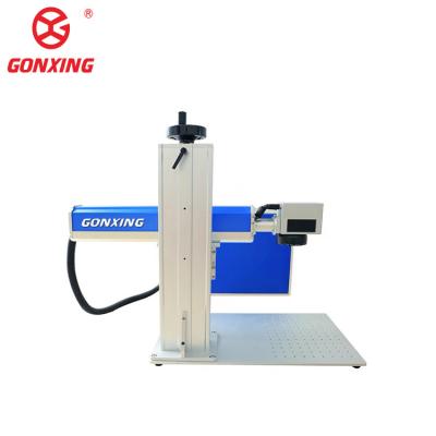 China GONXING 35W Desktop Portable CO2 Laser Marking Machine for Non-Metal Wood Acrylic Leather Paper Marking Area 175*175mm for sale