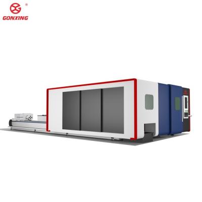 China Automatic GONXING MetalFab Fiber Laser Cutting Machine with Schneider Electric-France Components and LAS Graphic Format Supported for sale