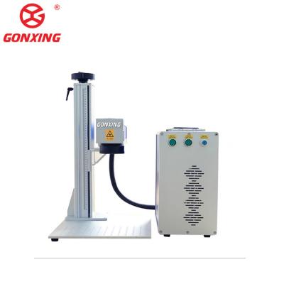 China Raycus JPT 20W 30W 50W 100W Desktop Fiber Optical Laser Marking Machine met 110*110mm /175*175mm/ 200*200mm Marking Area Te koop