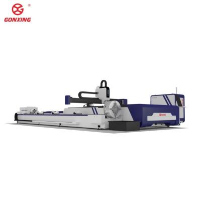 China Watergekoelde 5-assige configuratie Continuous Wave Metal Plate and Tube Fiber Laser Cutting Machine voor tube metalen materialen Te koop