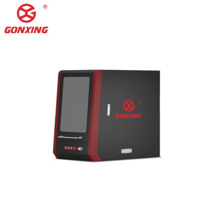 China 20w 30w Auto Focus Rotary Fiber Laser Marking Machine voor sieraden Gesloten kast Toepasselijk materiaal Metaal en niet-metaal Te koop