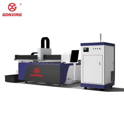 China 5000 KG Máquina de corte de tubos CNC de fibra láser de alta rigidez para corte de metal Equipo de corte láser 3kw Cortador láser en venta