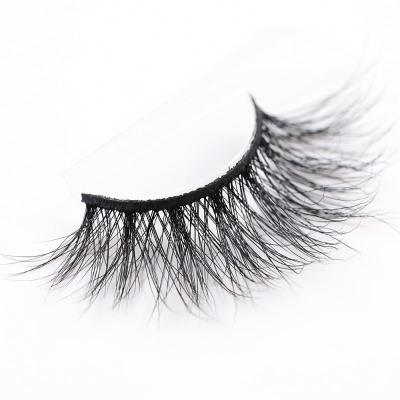 China Mink Eyelash Thin Band Best Thick Mink Lashes False 3D Mink Eyelashes With Lashes Box for sale