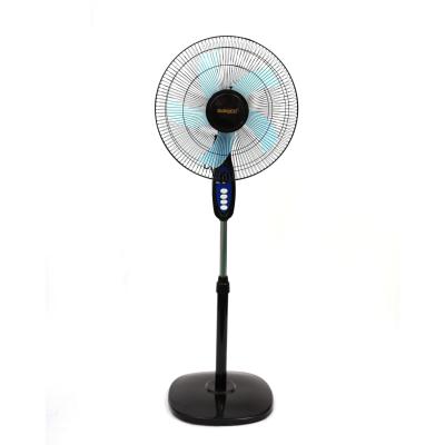 China Fashional Factory 5 PP Blade Sunglife Crown 16 Inch Stand Fan Led Light Fan for sale