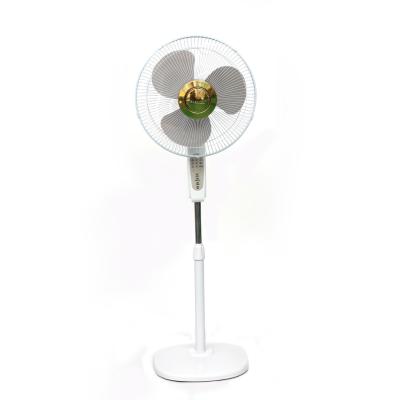 China Fashional Factory 5 PP Blade Sunglife Crown 16 Inch Stand Fan Led Light Fan for sale