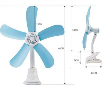 China 5 Sheet Clip Foldable Electric Fan Cooler Breezer Stroller Fans Wall Hanging Table Folder Fan for sale