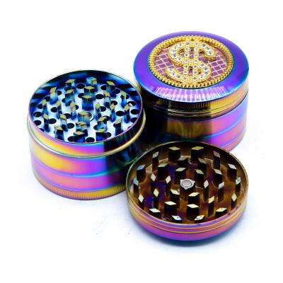 China Multifunctional Luxury Customized Herb Grinder With Animal Grinder 52mm 4 Parts for sale