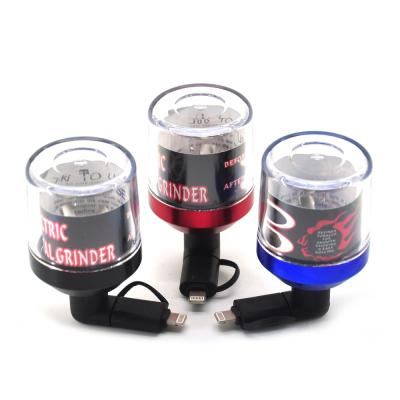 China Multifunctional high quality electric smoking herb grinder with three interfaces for sale