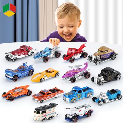 China Newest Variety Diecast Toy QS Styles Kids Mini Metal Alloy Free Wheels Sliding Toy Car Racing Mini Metal Car Model for sale