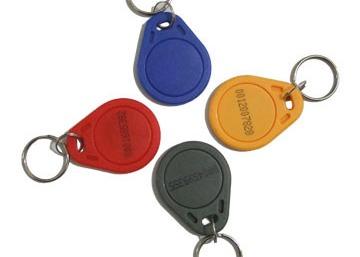 China 125Khz Proximity ID Card Chip TK4100 RFID Keychain Key Tags Access Control for sale