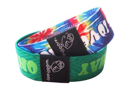 China Elastic TK4100 /N-TAG213 NFC Bracelet Festival Concert Elastic RFID Wristband for sale