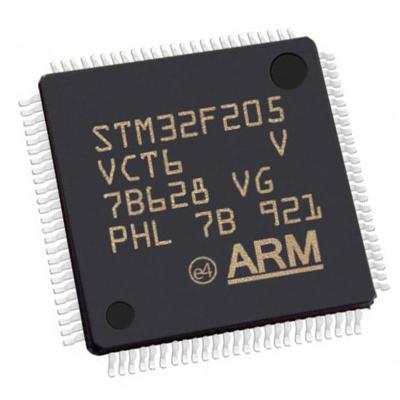 China STM32F205VCT6 chip new original Embedded-32 electronic components IC bit microcontrollers LQFP100 100K x 8 for sale