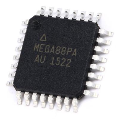 China New Industrial Original 8bit Microcontrollers Chip ATMEGA88PA-AU Electronic Components AVR Series IC Embedded Flash Integrated Circuits for sale