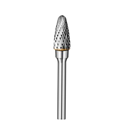 China Sanding / Carving Factory Price Curved Round Electric Grinding Head Tungsten Carbide Burs Drill Bit For Metal for sale