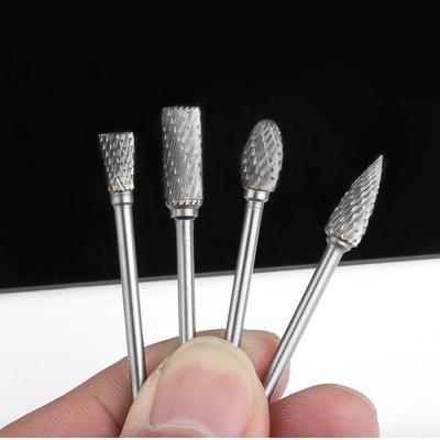 China Sanding / Carving High Quality Abrasive Carving Polishing Tools Cutting 5Mm Burs Tungsten Carbide CNC Drill Bits Set for sale