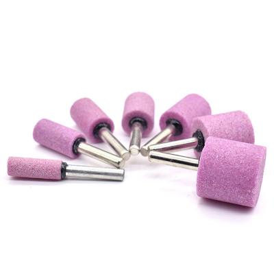 China Professional High Wear Resistance Grinding/Polishing Buffing Ceramic Grinding Head Tools 6mm Shank Diameter Abrasive Electric Rose for sale