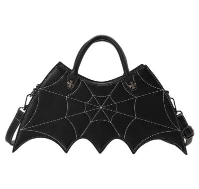 China Customized Fancy Personality Bat Halloween Spider Lovely Women Bag Halloween Fashion PU Leather Shoulder Cross - Body Bags YGC-312 for sale