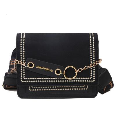 China European and American fashion high-grade shoulder bag letter crossbody hit the color messenger Bag Personalized Chain armpit bag for sale